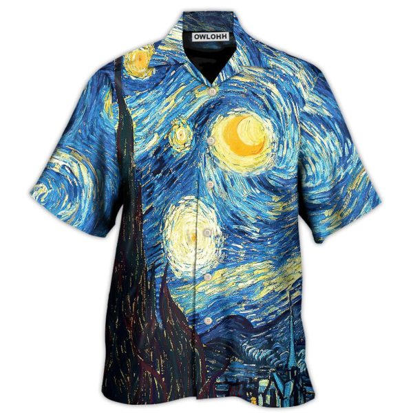 Amazing Starry Night Colorful - Hawaiian Shirt Jezsport.com