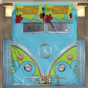 3D The Mystery Machine Hippie Van Bedding Set