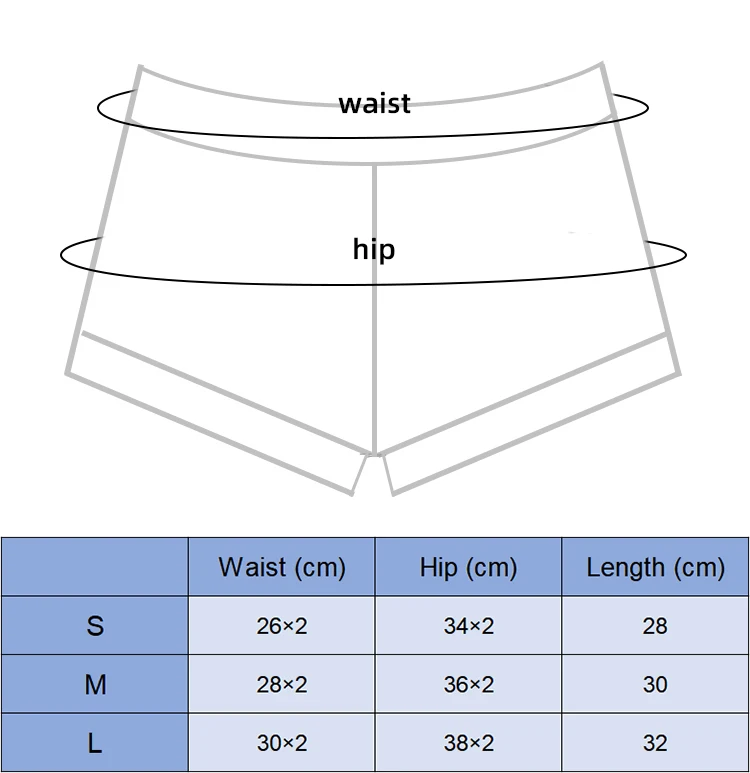 Shorts-Skirt-size-chart