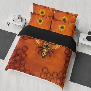 3D Custom Bedding Set Love Bee
