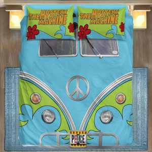 3D The Mystery Machine Hippie Van Bedding Set