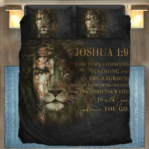 3D God Is With You Wherever You Go Bedding Set