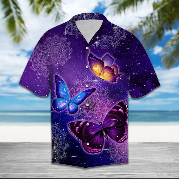 Butterfly Purple T3006 - Hawaii Shirt Jezsport.com