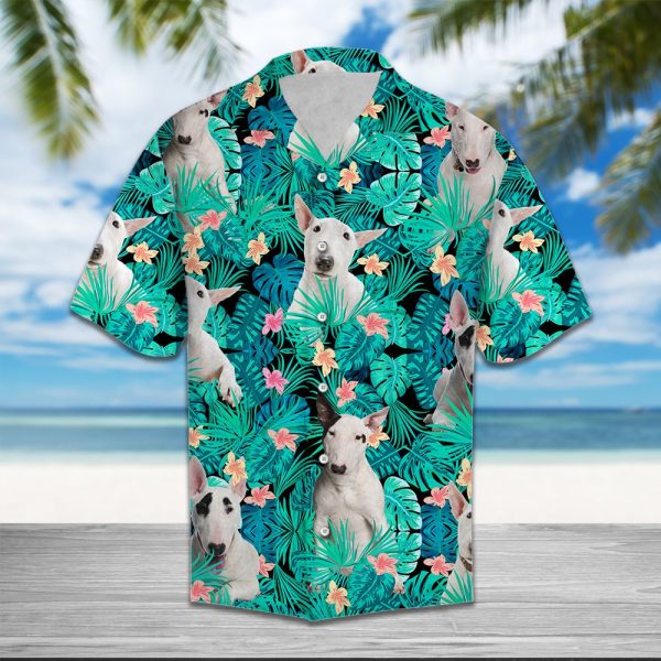 Bull Terrier Tropical T0107 - Hawaii Shirt Jezsport.com