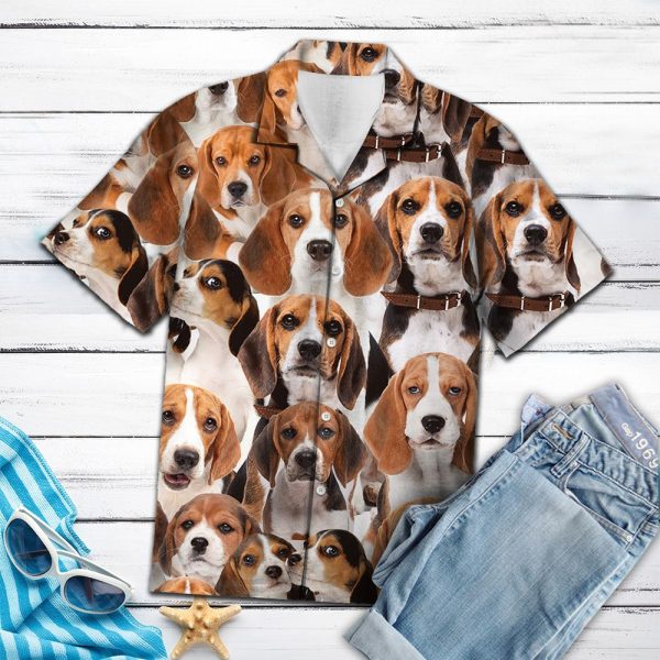 Beagle Awesome D0107 - Hawaii Shirt Jezsport.com