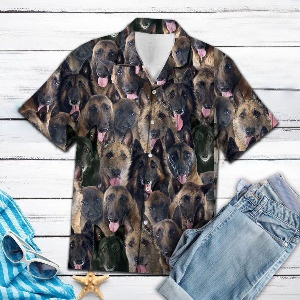 Belgian Shepherd Awesome D0107 - Hawaii Shirt Jezsport.com