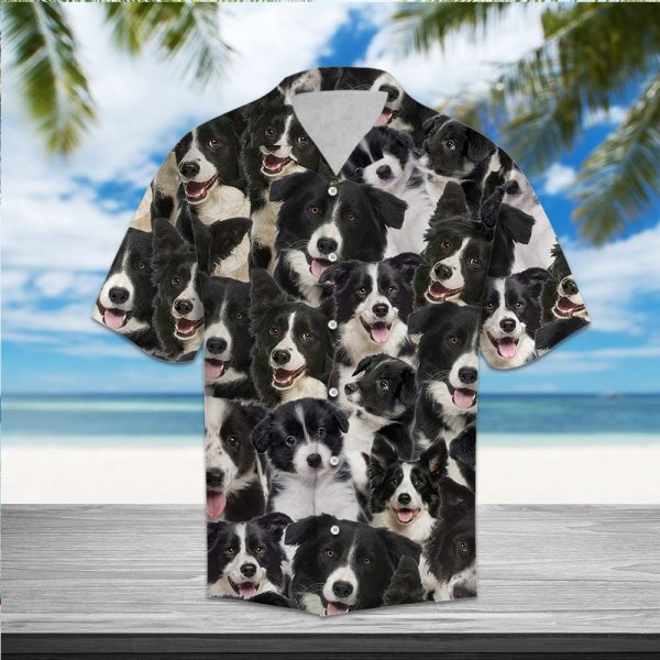 Border Collie Awesome D0107 - Hawaii Shirt Jezsport.com