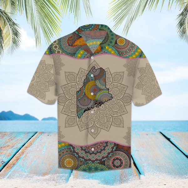 Awesome Maine Mandala H1716 - Hawaii Shirt Jezsport.com