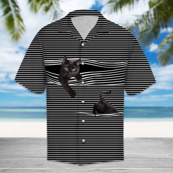 Black Cat Line T0107 - Hawaii Shirt Jezsport.com