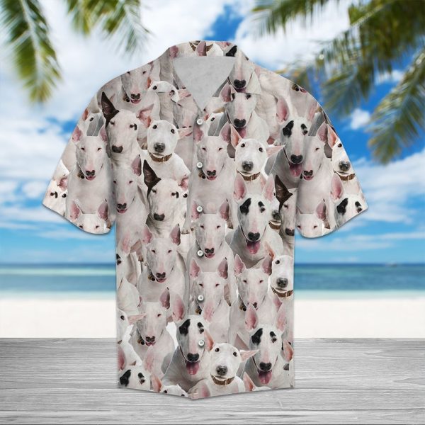 Bull Terrier Awesome D0107 - Hawaii Shirt Jezsport.com