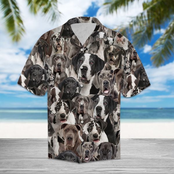 Great Dane Awesome Hawaii Shir Jezsport.com