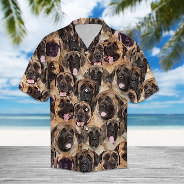 English Mastiff Awesome Hawaii Shirt Jezsport.com