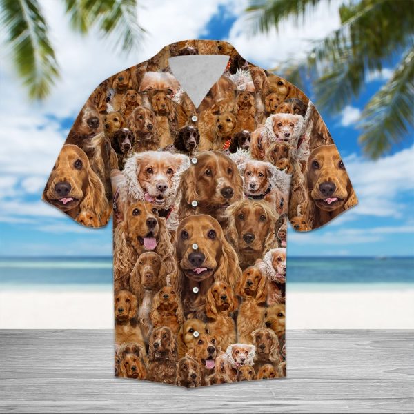 English Cocker Spaniel Awesome Hawaii Shirt Jezsport.com