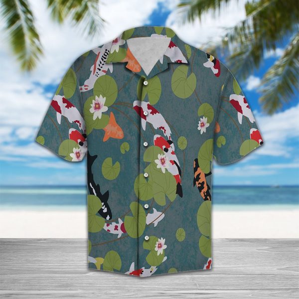 Beautiful Koi Fish H2732 - Hawaii Shirt Jezsport.com