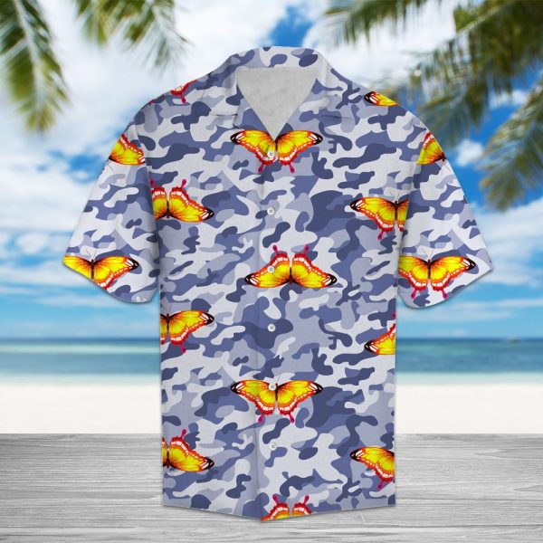 Butterfly Camo H2745 - Hawaii Shirt Jezsport.com