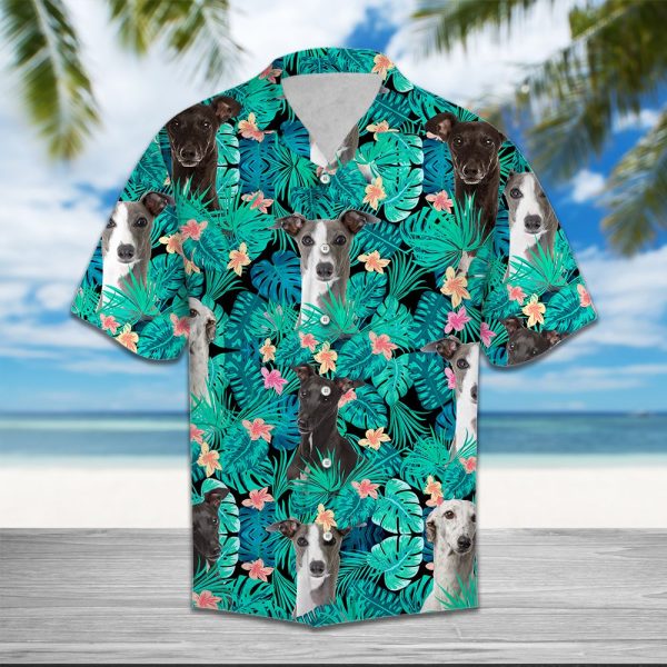 Greyhound Tropical Hawaii Shirt Jezsport.com