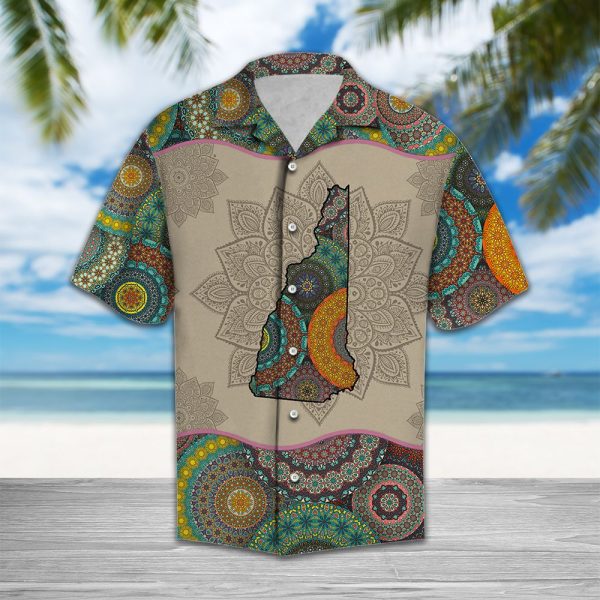 Awesome New Hampshire Mandala H27005 - Hawaii Shirt Jezsport.com