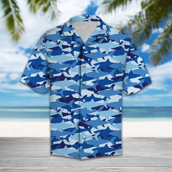 Amazing Camouflage Shark H2725 - Hawaii Shirt Jezsport.com