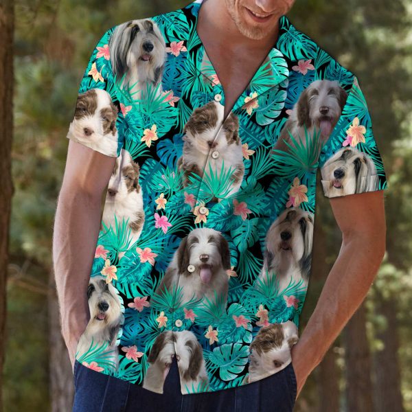 Bearded Collie Tropical T0307 - Hawaii Shirt Jezsport.com