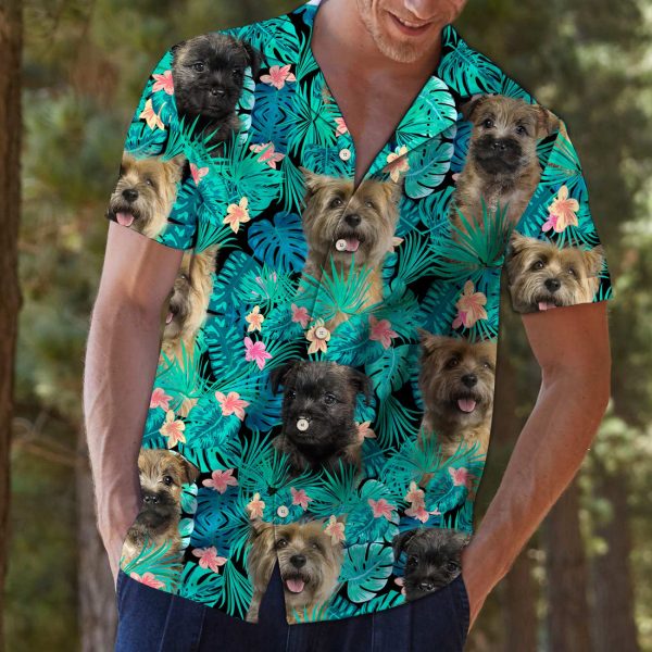 Cairn Terrier Tropical T0307 - Hawaii Shirt Jezsport.com