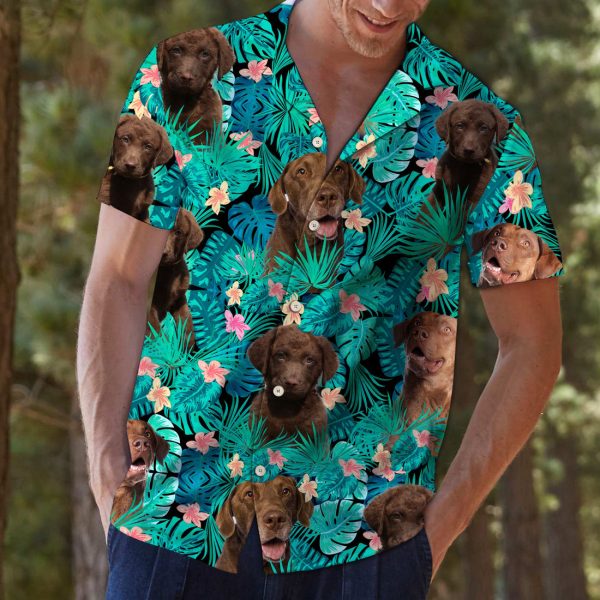 Chesapeake Bay Retriever Tropical T0307 - Hawaii Shirt Jezsport.com