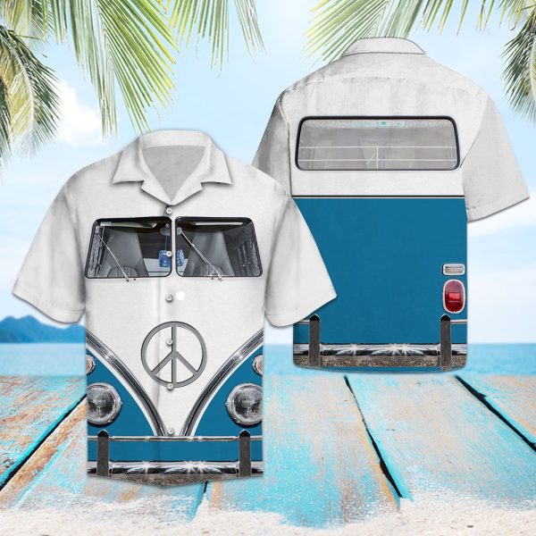 Blue Hippie Bus G5703 - Hawaii Shirt Jezsport.com