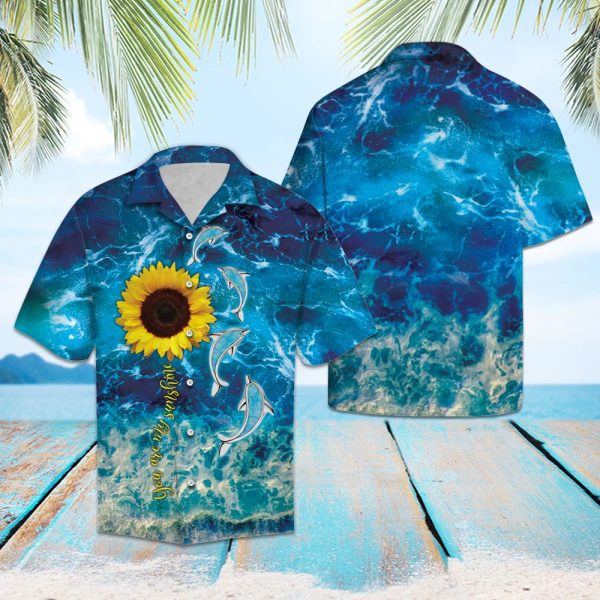 Dolphin You Are My Sunshine Hawaii Shirt Jezsport.com