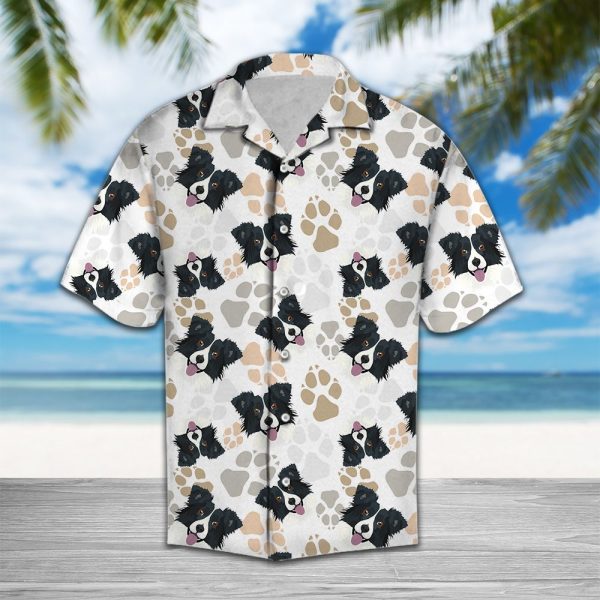 Cute Collie Hawaii Shirt Jezsport.com