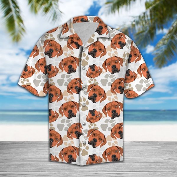 Cute Rhodesian Ridgeback Hawaii Shirt Jezsport.com