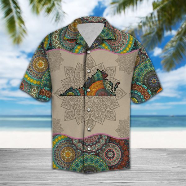 Awesome Virginia Mandala H27044 - Hawaii Shirt Jezsport.com