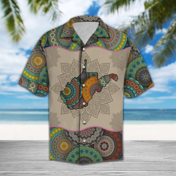 Awesome West Virginia Mandala H27046 - Hawaii Shirt Jezsport.com