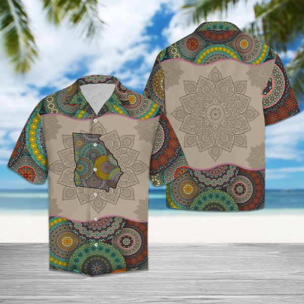 Awesome Georgia Mandala H27018 - Hawaii Shirt Jezsport.com