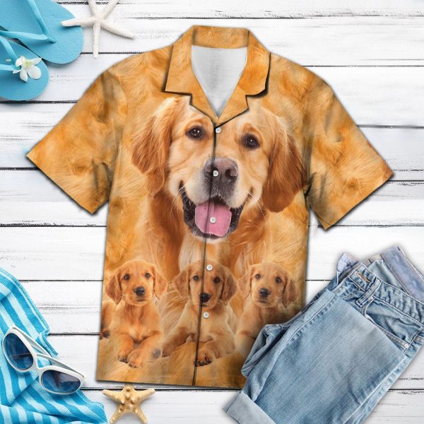 Awesome Golden Retriever G5703 - Hawaii Shirt Jezsport.com