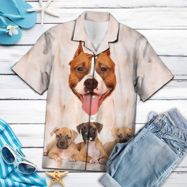 Awesome American Staffordshire Terrier G5703 - Hawaii Shirt Jezsport.com