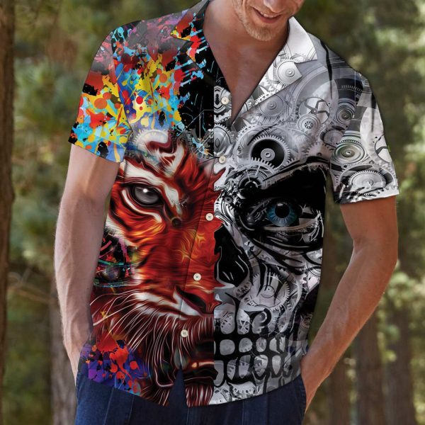 Awesome Tiger Skull G5706 - Hawaii Shirt Jezsport.com