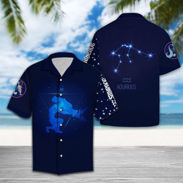 Aquarius Horoscope H67070 - Hawaii Shirt Jezsport.com