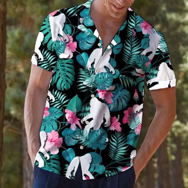 Bigfoot Jungle Palm T0607 - Hawaii Shirt Jezsport.com