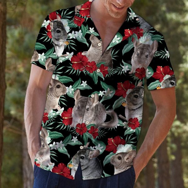 Chinchillas Vintage Flower Hawaii Shirt Jezsport.com