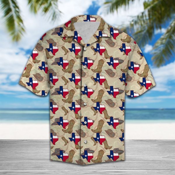 Cowboy Boots Texas Hawaii Shirt Jezsport.com