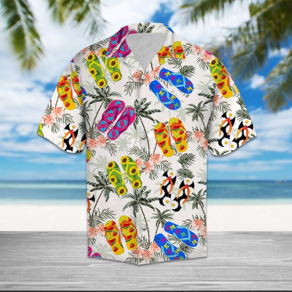 Flip Flop Tropical Vintage Hawaii Shirt Jezsport.com