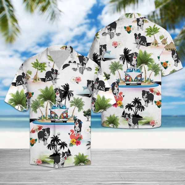 Border Collie Vacation G5707 - Hawaii Shirt Jezsport.com