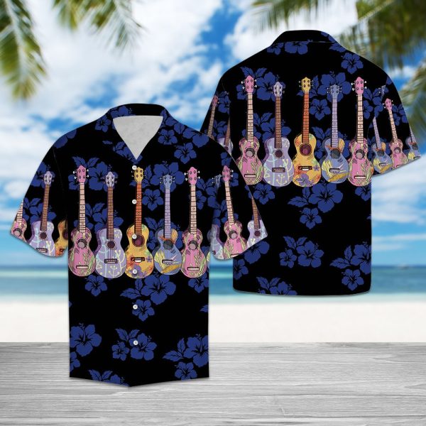 Colorful Ukulele For Vacation Hawaii Shirt Jezsport.com