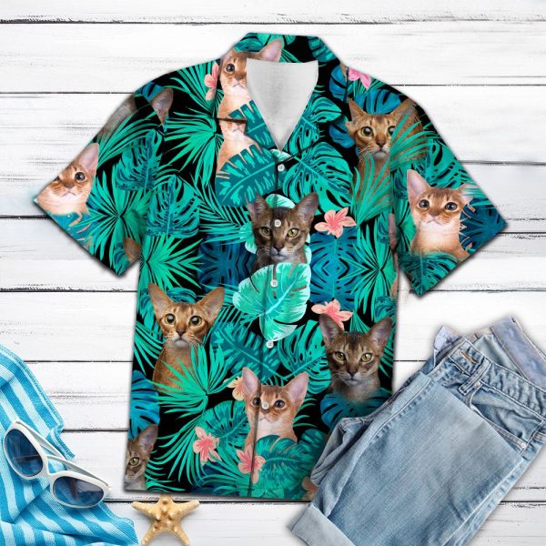 Abyssinian Green Tropical G5707 - Hawaii Shirt Jezsport.com