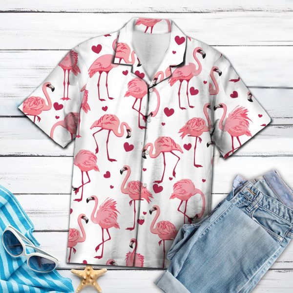 Beautiful Flamingo G5707 - Hawaii Shirt Jezsport.com