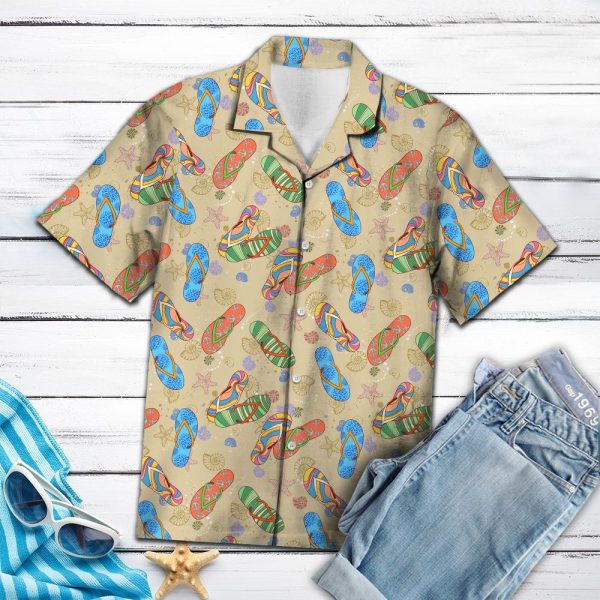 Flip-flops Summer Beach Hawaii Shirt Jezsport.com