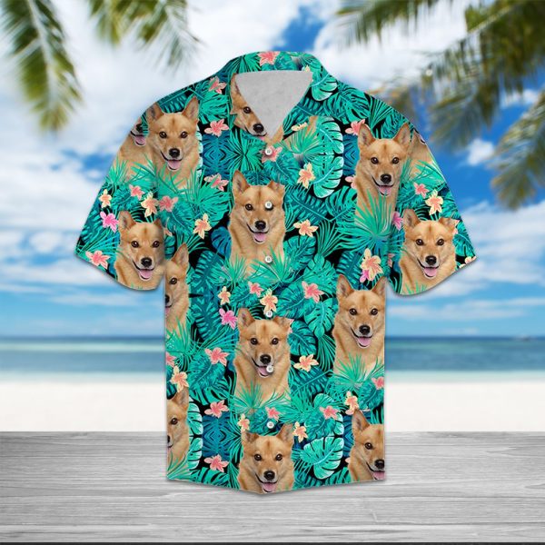 Finnish Spitz Tropical Hawaii Shirt Jezsport.com