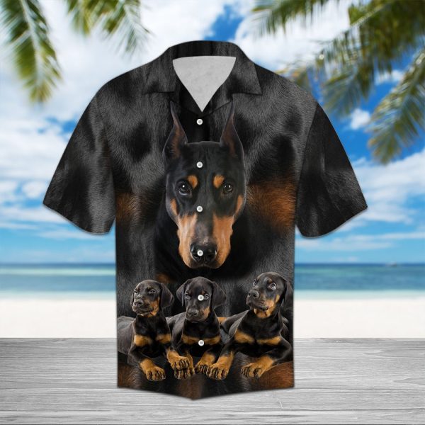 Doberman Pinscher Great Hawaii Shirt Jezsport.com