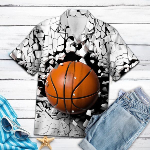 Basketball Broken Wall T0807 - Hawaii Shirt Jezsport.com