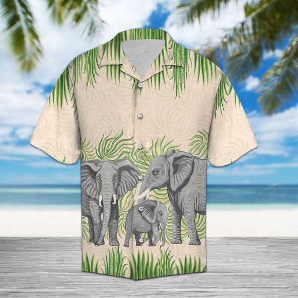 Elephant Family Hawaii Shirt Jezsport.com