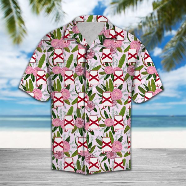 Alabama Camellia H87023 - Hawaii Shirt Jezsport.com